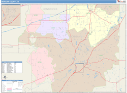 Morgan County, IN Wall Map