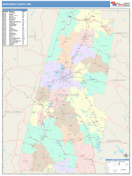 Berkshire County, MA Wall Map