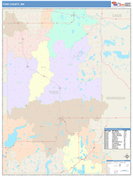 Todd County, MN Wall Map