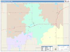 Watonwan County, MN Wall Map