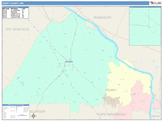 Perry County, MO Wall Map