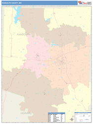 Randolph County, MO Wall Map