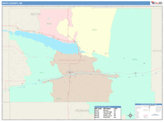 Keith County, NE Wall Map