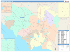 Cumberland County, NJ Wall Map