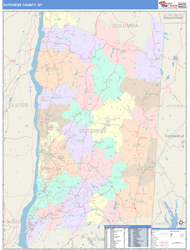 Dutchess County, NY Wall Map