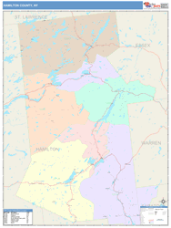 Hamilton County, NY Wall Map