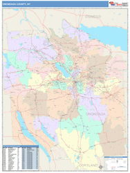 Onondaga County, NY Wall Map