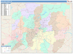 Guilford County, NC Wall Map