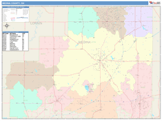 Medina County, OH Wall Map