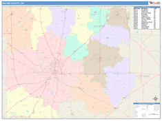 Wayne County, OH Wall Map