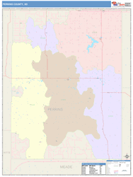 Perkins County, SD Wall Map