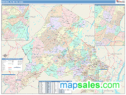 Newark Metro Area Wall Map