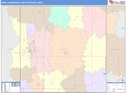 Ames Metro Area Wall Map