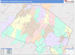 East Valley Metro Area Wall Map