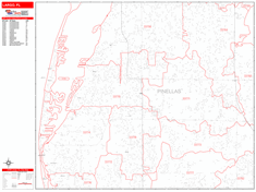 Largo Zip Code Wall Map