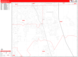 Greenwood Zip Code Wall Map