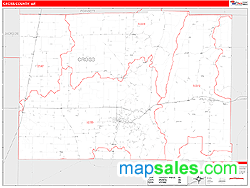 Cross County, AR Wall Map