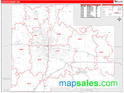 Olmsted County, MN Wall Map