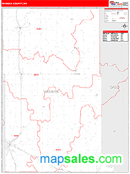 Wadena County, MN Wall Map