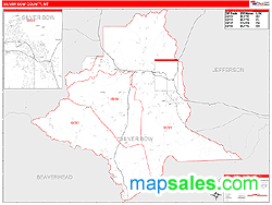 Silver Bow County, MT Wall Map