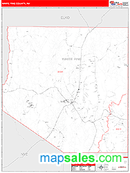 White Pine County, NV Zip Code Wall Map