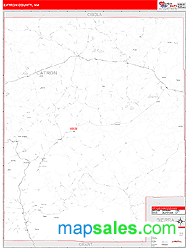 Catron County, NM Zip Code Wall Map