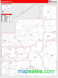 Geauga County, OH Wall Map