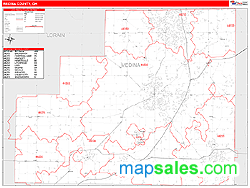 Medina County, OH Wall Map