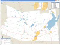 Fulton County, NY Zip Code Wall Map