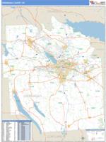 Onondaga County, NY Zip Code Wall Map