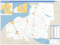 Oswego County, NY Zip Code Wall Map