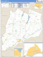 Otsego County, NY Zip Code Wall Map