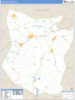 Schoharie County, NY Zip Code Wall Map