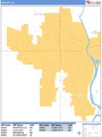 Yuba City Wall Map Zip Code