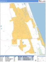 Palm Coast Wall Map