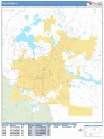 Tallahassee Wall Map Zip Code