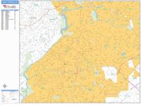 Sandy Springs Wall Map