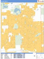 Orland Park Wall Map Zip Code