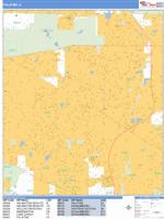 Palatine Wall Map Zip Code