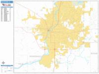 Rockford Wall Map Zip Code