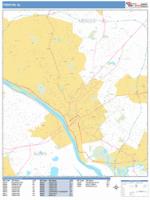 Trenton Wall Map Zip Code