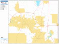 Warren Wall Map Zip Code