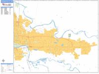 Springfield Wall Map