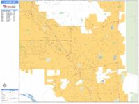 Layton Wall Map Zip Code