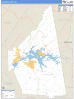 Cherokee County, AL Wall Map