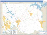 Elmore County, AL Wall Map