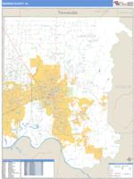 Madison County, AL Wall Map