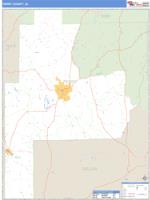 Perry County, AL Wall Map Zip Code