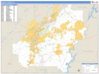 Shelby County, AL Wall Map