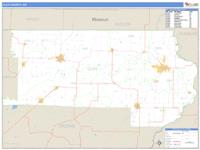 Clay County, AR Wall Map